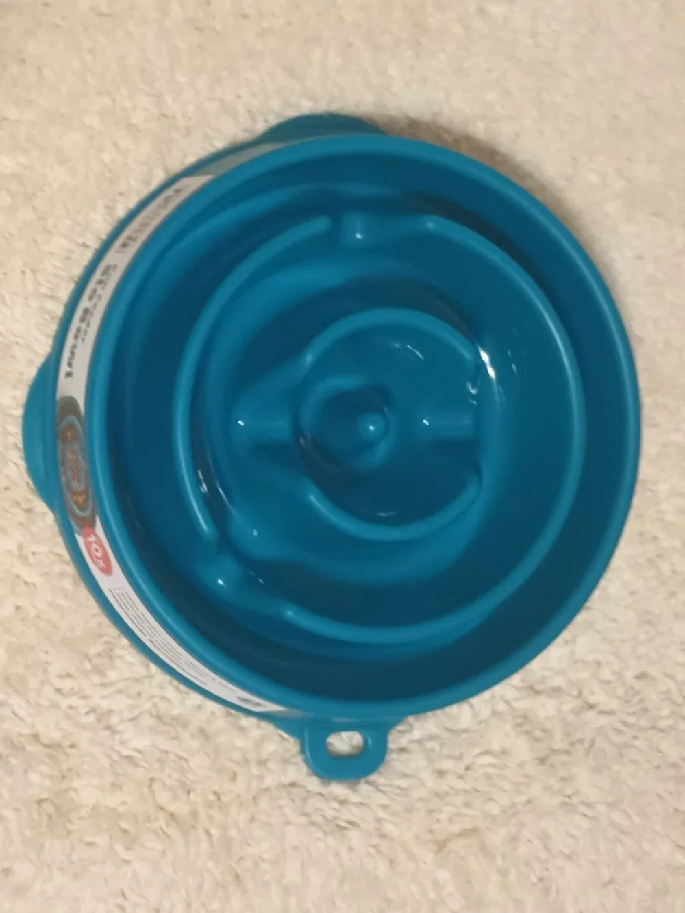 NWT ~ Outward Hound Fun Feeder Slo Bowl – Medium 2‑Cup Capacity, Turquoise Color